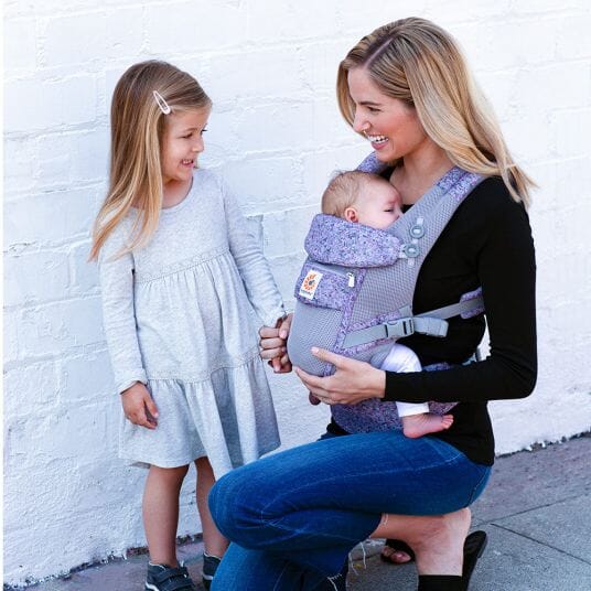 Porte Bébé - BreathBabyBag™ - Mauve Lavande - BEBE CHRYSALIDE