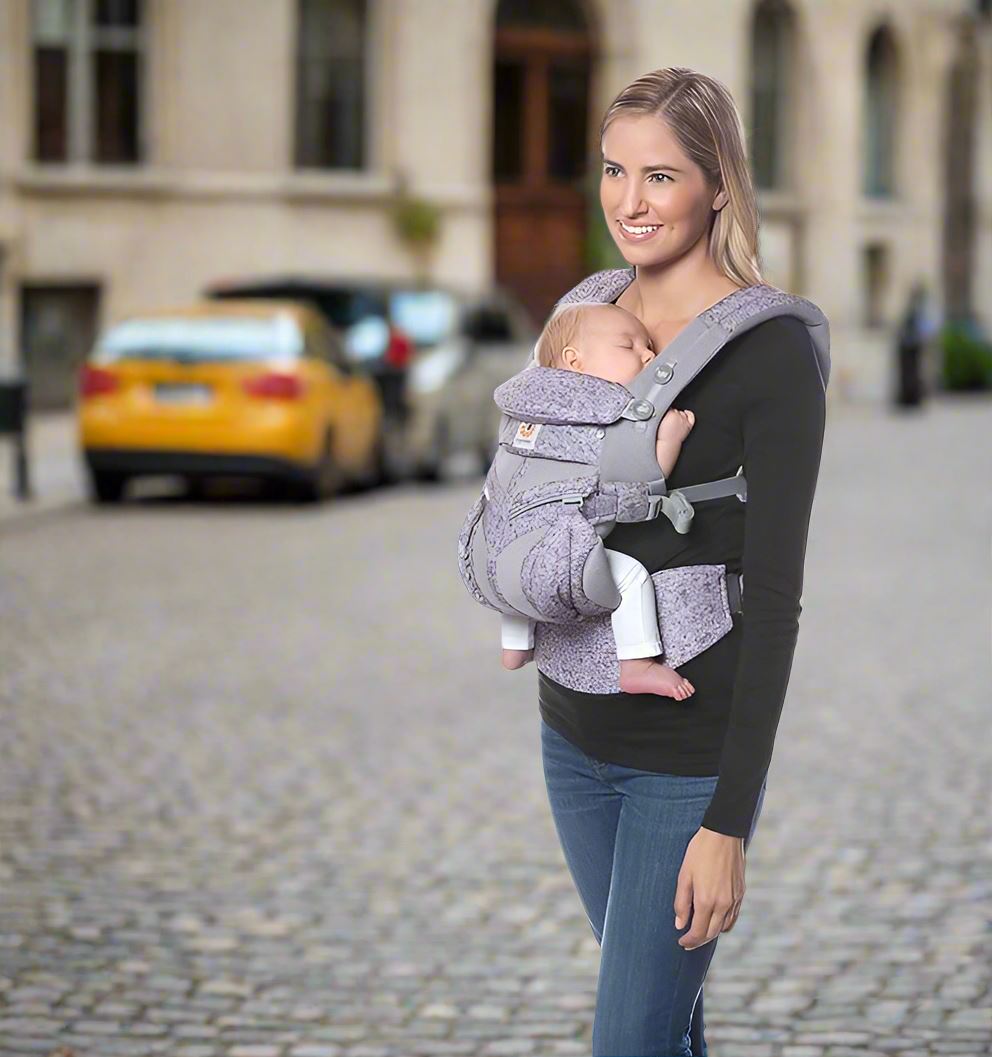 Porte Bébé - BreathBabyBag™ - Mauve Lavande - BEBE CHRYSALIDE