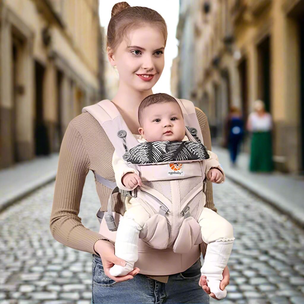 Porte Bébé - BreathBabyBag™ - Rose Maille - BEBE CHRYSALIDE