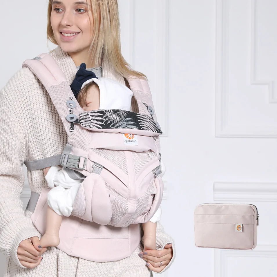 Porte Bébé - BreathBabyBag™ - Rose Maille - BEBE CHRYSALIDE